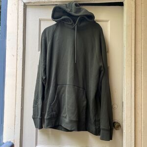 Faherty High Standard Fleece Hoodie Sweater Sz XL Green Walk Running Fitness